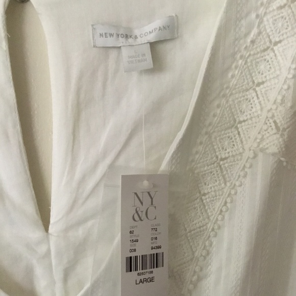 NY&Company White Dress - Picture 2 of 4